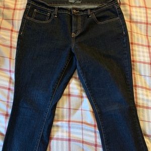 Dark Wash “Flirt”-cut Skinny Jean